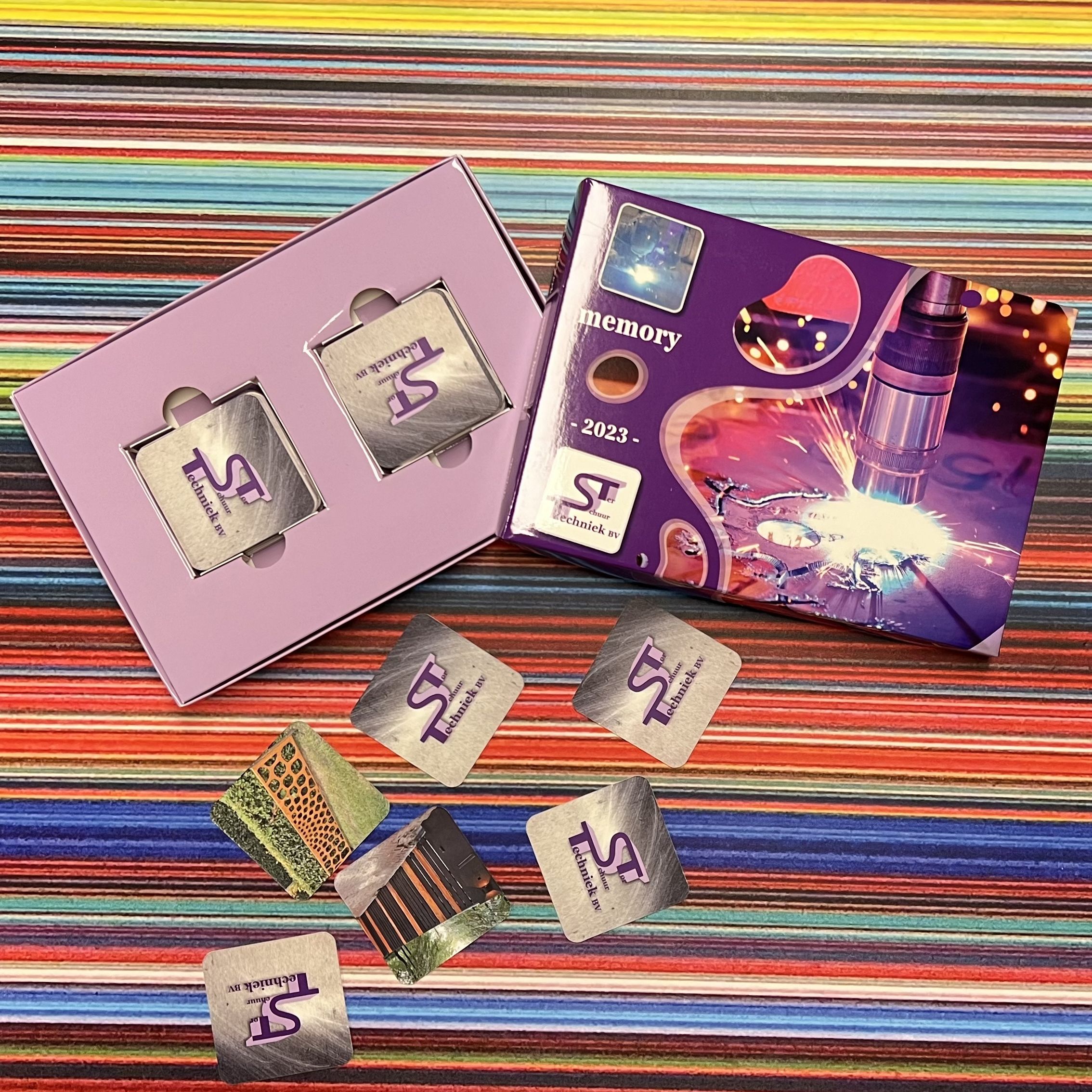 Ter Schuur Techniek memoryspel relatiegeschenk