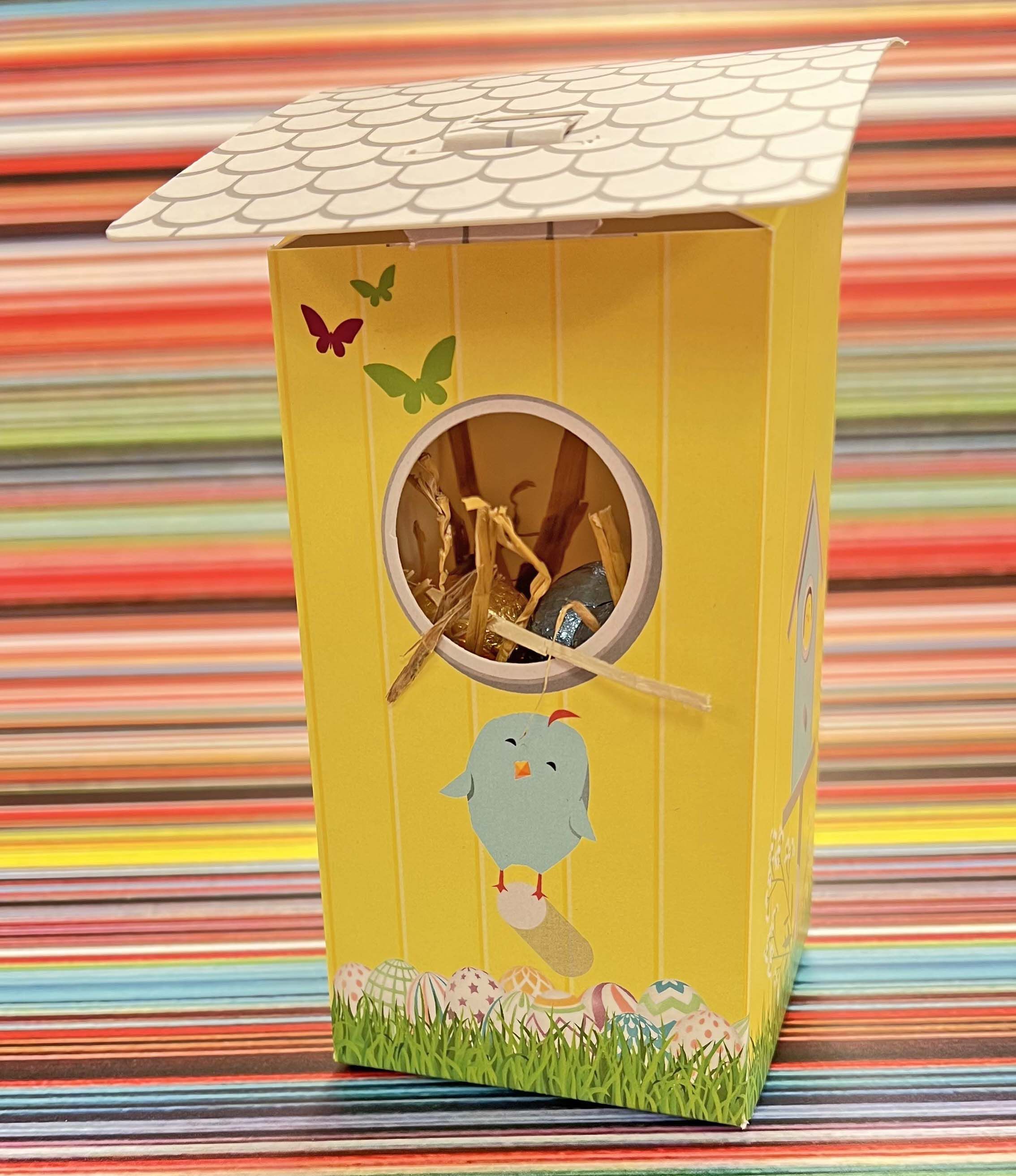 Scheffer Media mailingdoosje pasen met vogelhuisje