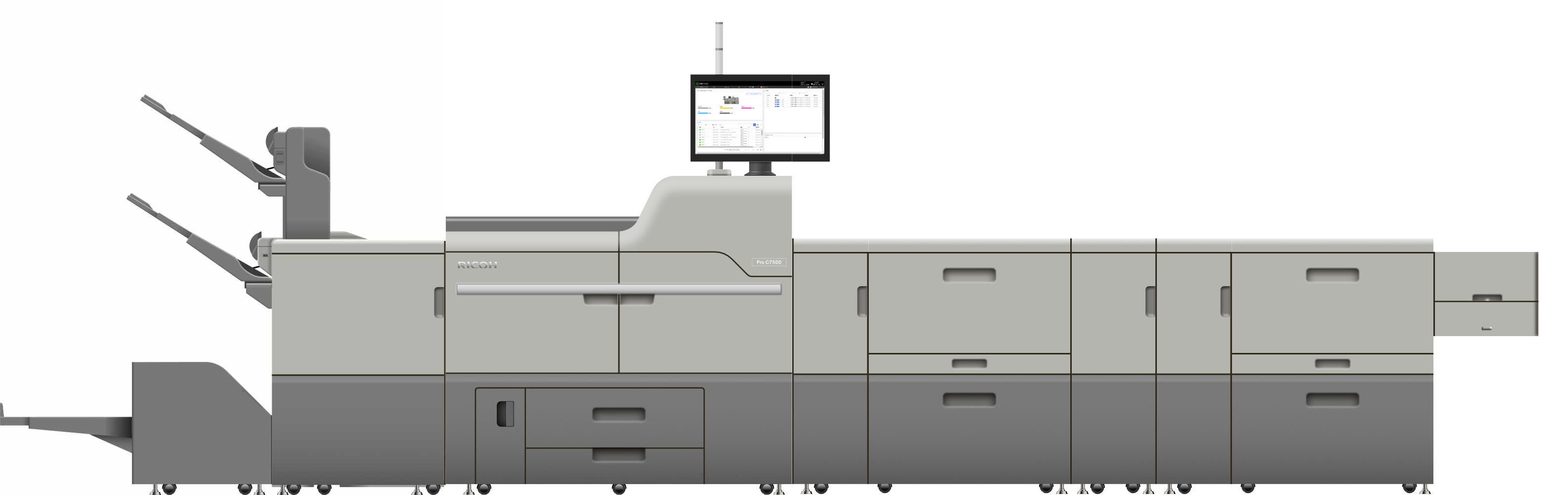 Ricoh Pro C7500 digitale vijfkleuren pers