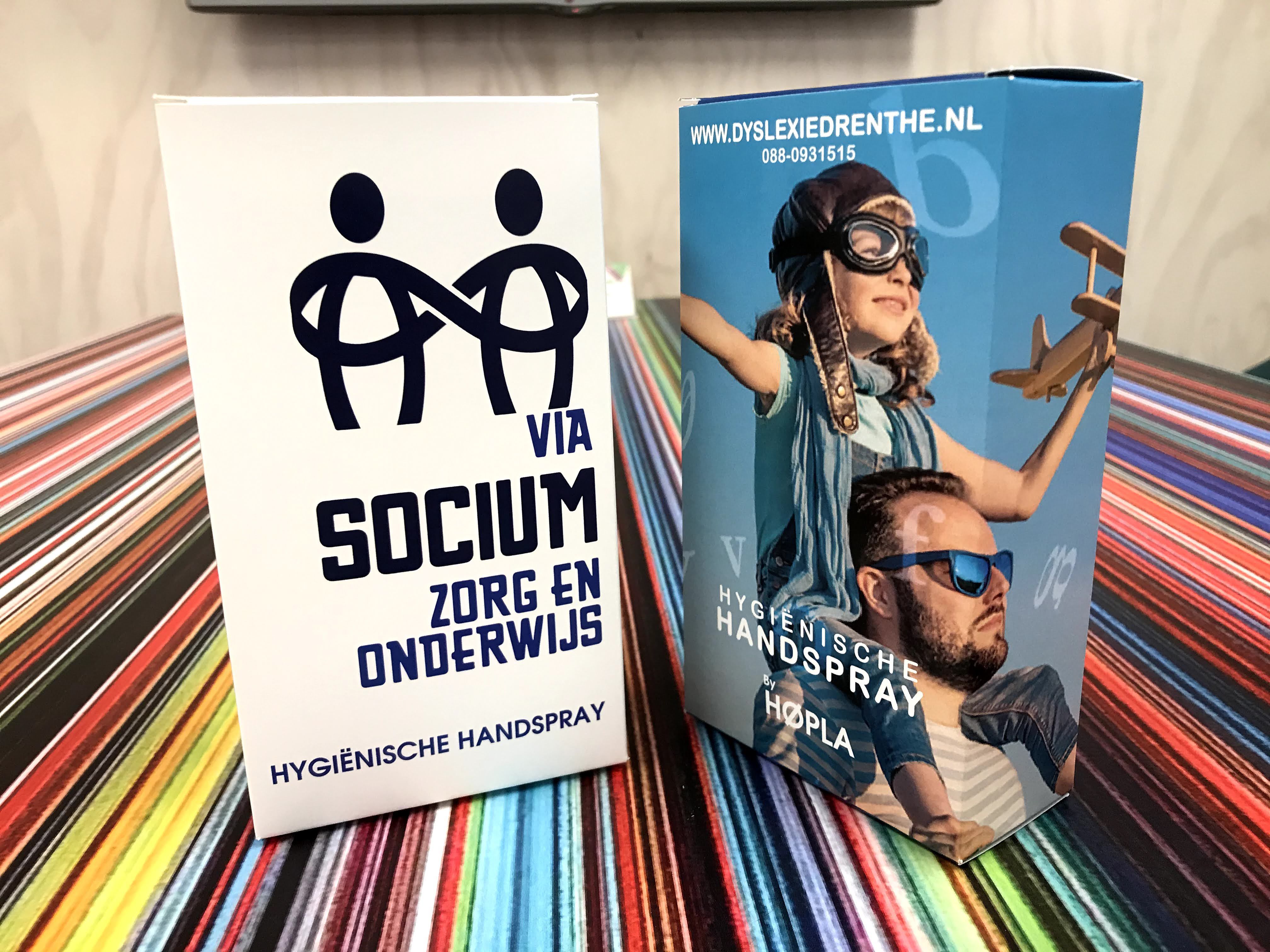 Via Socium private label verpakking