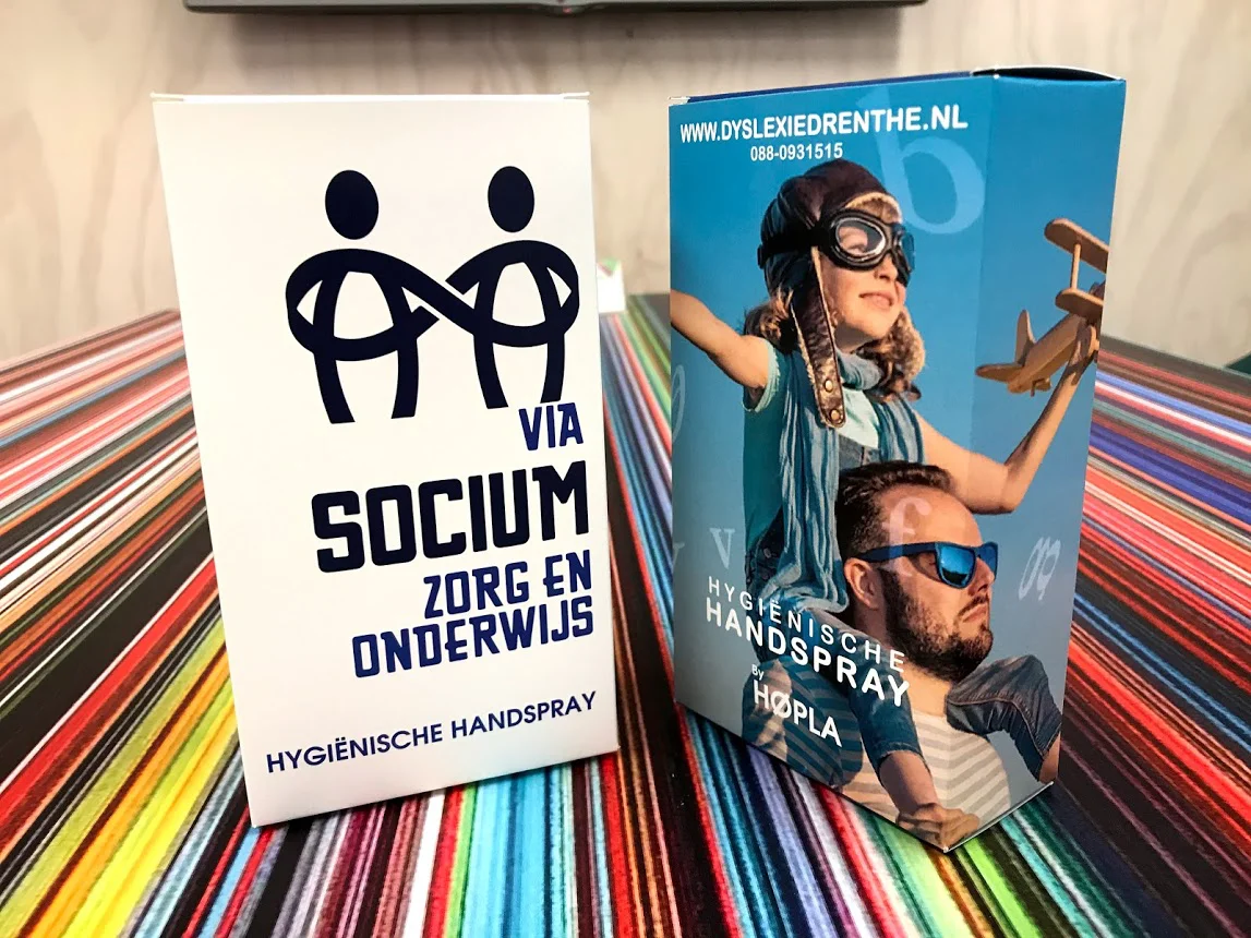 Via Socium private label verpakking Hopla