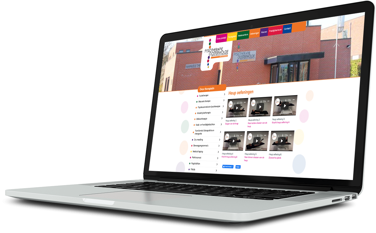 Website Fysiotherapie Oosterwolde